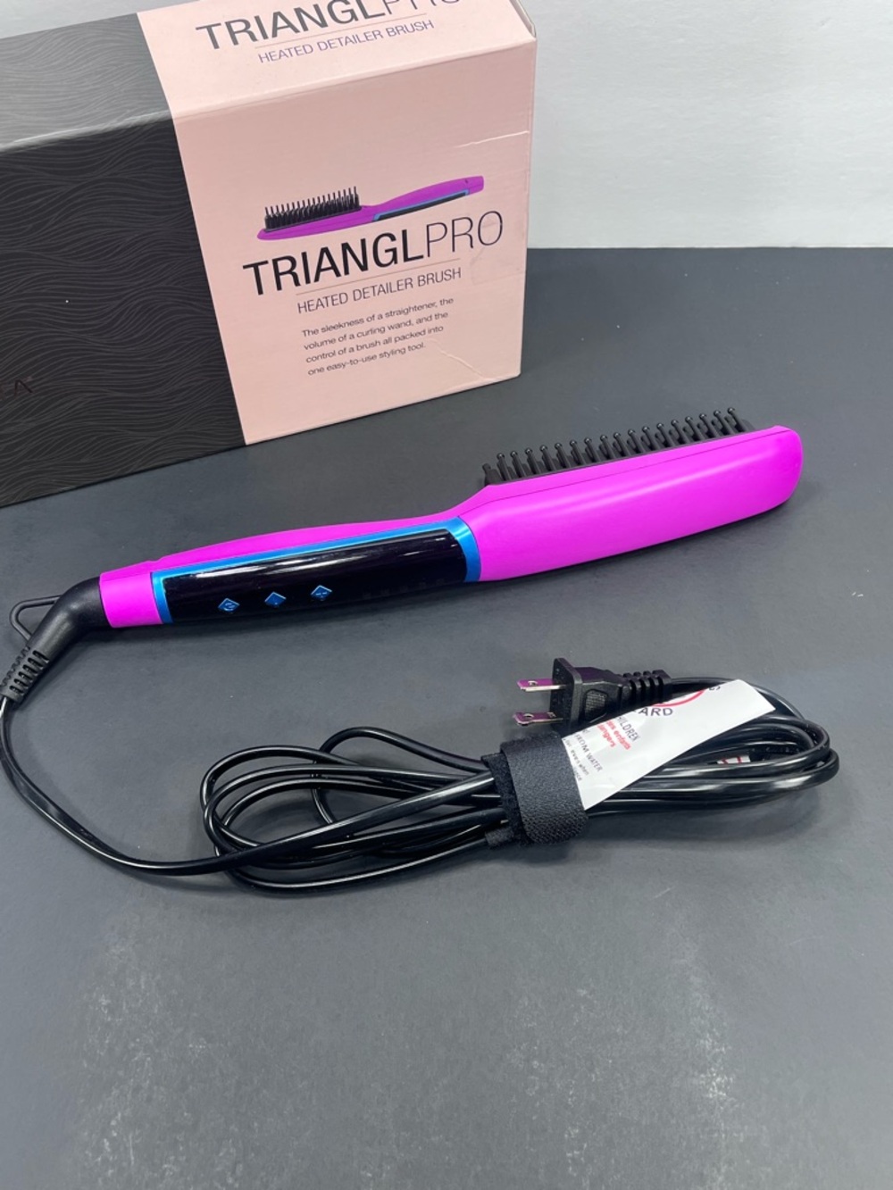 Calista TrianglPro Heated Detailer Brush – Purple - Picture 2 of 11